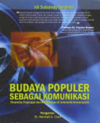 Image of Budaya Populer sebagai Komunikasi